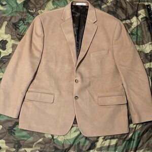 Lauren Ralph Lauren wool cashmere blend blazer silk liner size 48R